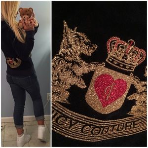 Juicy Couture BLING ORIGINAL NANY VELOUR HOODIE 💙