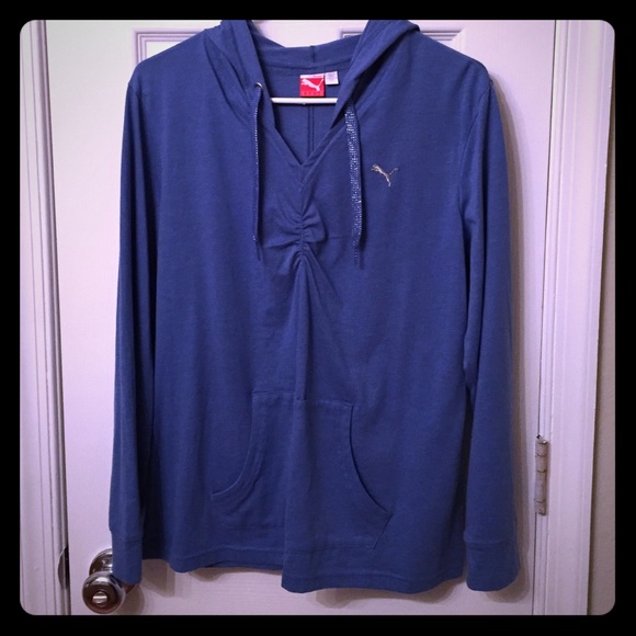 Light weight Puma hooded shirt - size XL