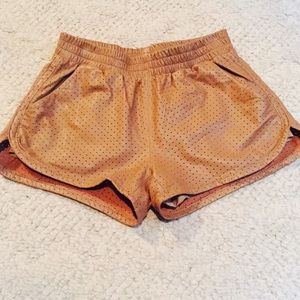 June Leather Shorts