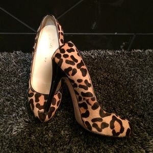 Half Calf Heels (leopard print)