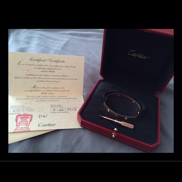 🚫SOLD🚫 AUTHENTIC Cartier rosegold LOVE bracelet - Picture 2 of 4