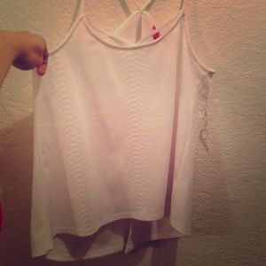 Peep Back Spaghetti Strap Tank