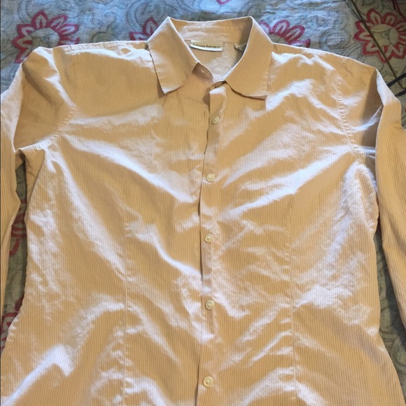 Banana Republic striped button up.