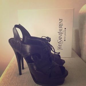 YSL tribute lace up - size 40