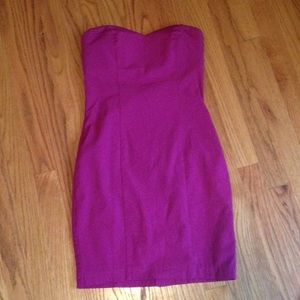 Pink Sweetheart Neckline Cocktail Dress