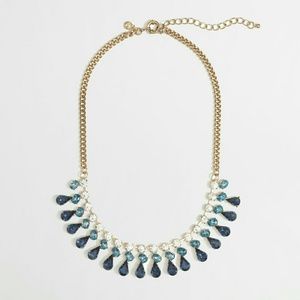 J.Crew Factory Crystal Teardrop Necklace