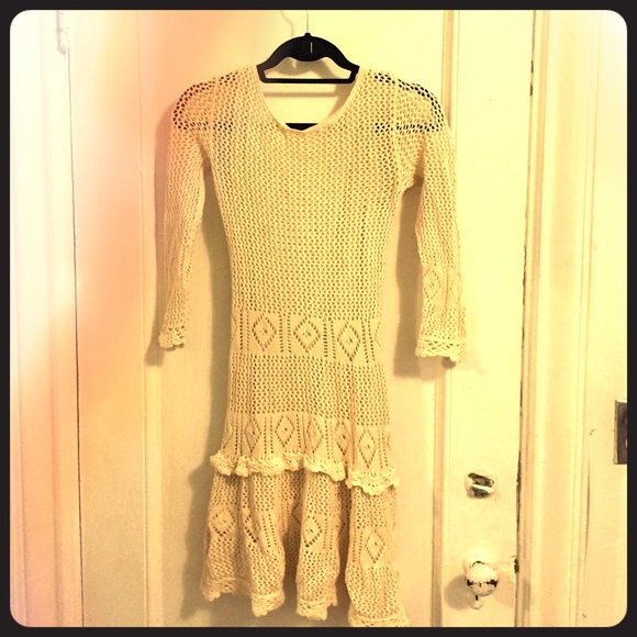 Victoria Secret Knit Sweater Midi Flare Dress