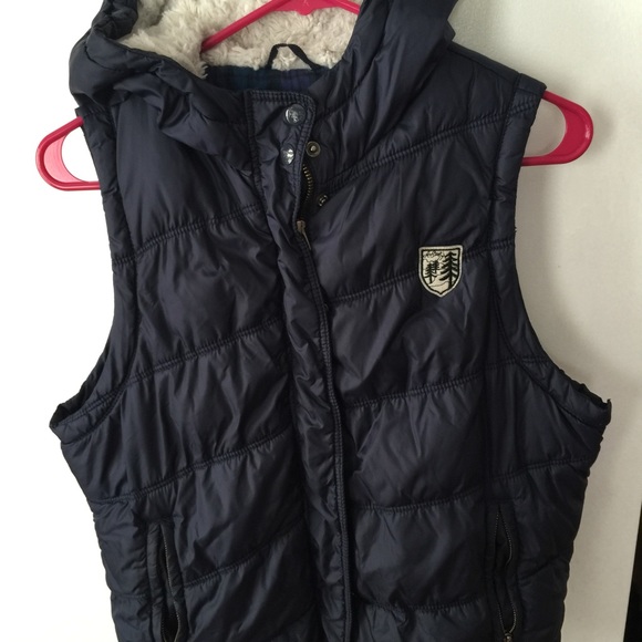 Navy blue vest