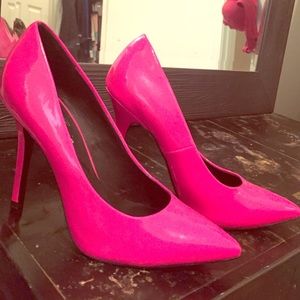 Fergie Hot Pink Heels