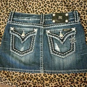Miss me denim skirt