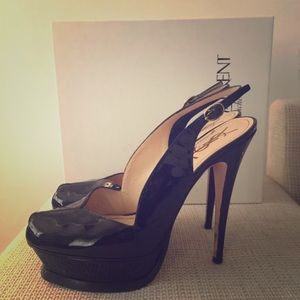 YSL Tribute sling back patent leather - size 40.5