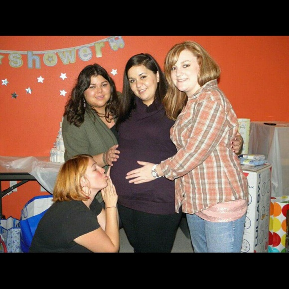 Purple maternity sweater