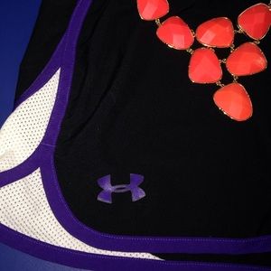 UA shorts and Necklace