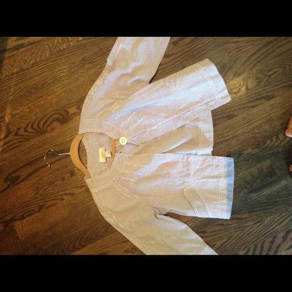 Stripped Ann Taylor Loft Jacket