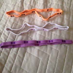 3 under armor headbands (skinny)