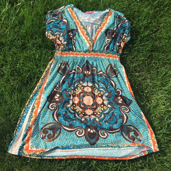 Abstract Pattern Dress