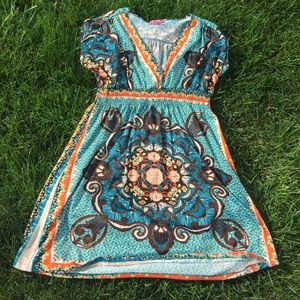 Abstract Pattern Dress