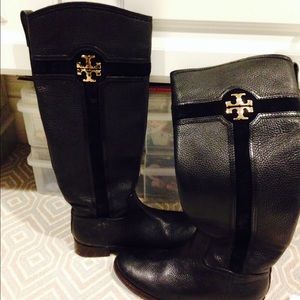 Tall leather Tory Burch boots