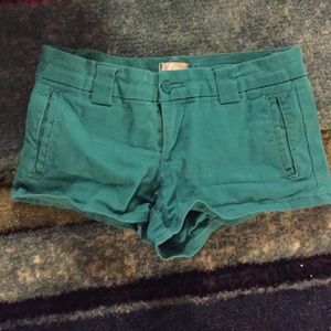 Teal shorts