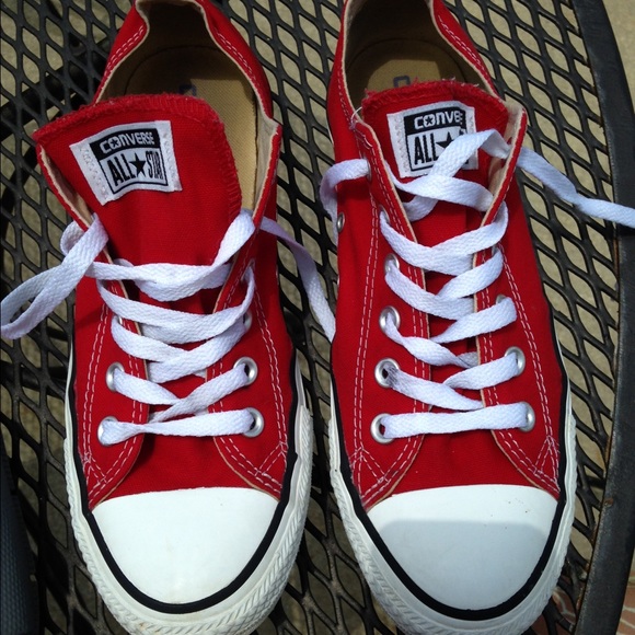 Red converse