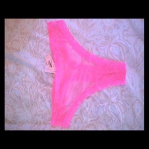 Victoria Secrets pink underwear