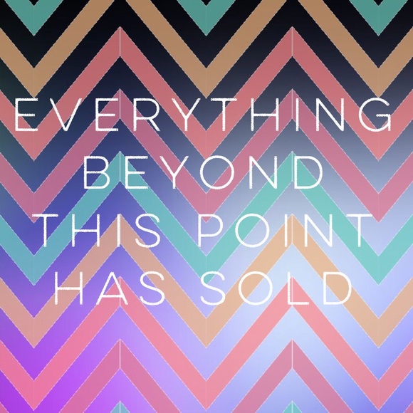 S O L D beyond this point