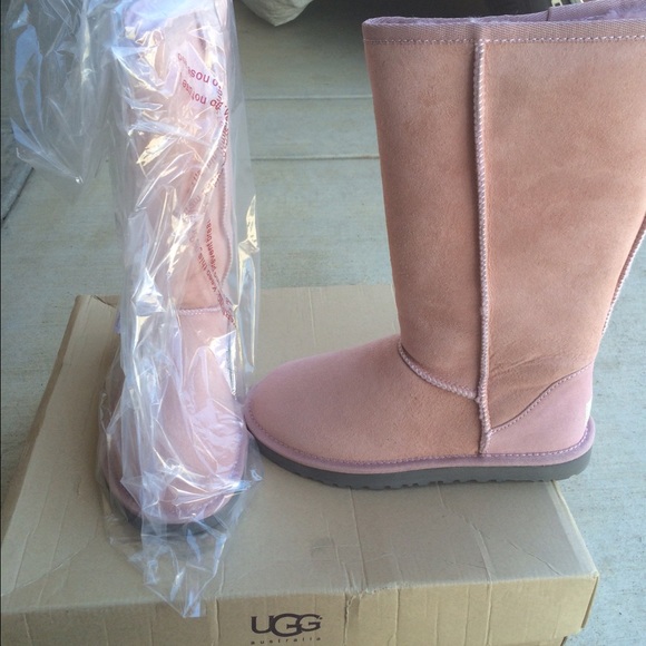 UGG Australia Pink Classic tall boots