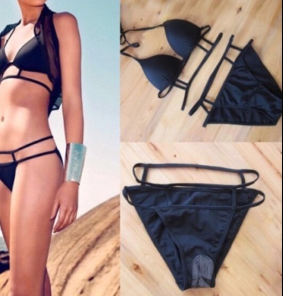 black Brazilian bikini set - Picture 2 of 3