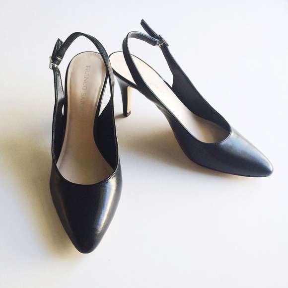 Franco Sarto Shoes - 🎉 HP 🎉 Franco Sarto Slingback Black Heels