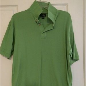 Men's Neiman Marcus Light Green Polo Size Medium
