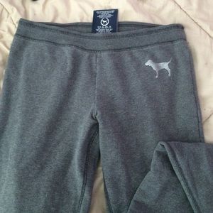 VS pink leggings! Small dark grey zip