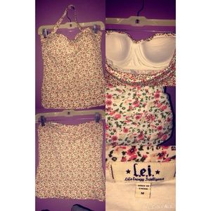 One strap halter top garment