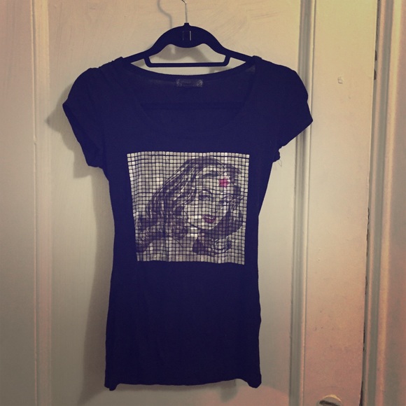 Vintage Wonder Woman Stretchy Tee, metal accented