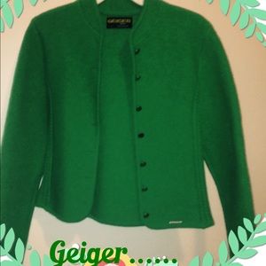 Geiger Sweater in kelly green sz42