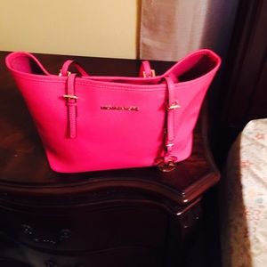 Authentic Michael Kors pink bag