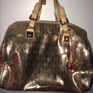 SALE!! Authentic Michael Kors Metallic Handbag