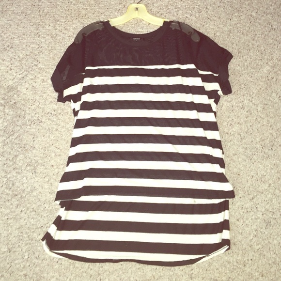 Striped Forever 21 Top ~ Medium