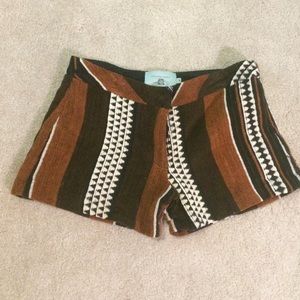 Judith March Aztec Shorts