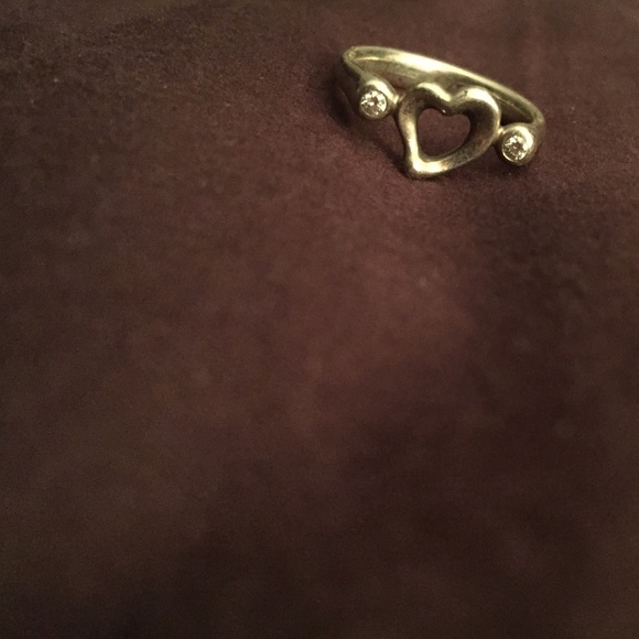 Tiffany & co. Elsa Peretti ring w/ diamonds