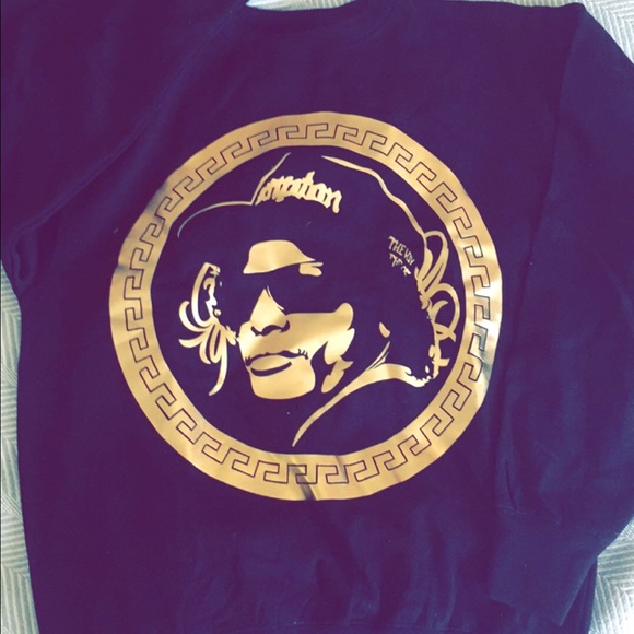 Sweater black and gold (easy-e)