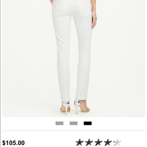 J.Crew White Matchstick Jeans - Picture 3 of 4