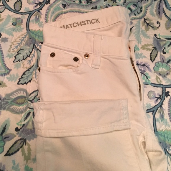 J.Crew White Matchstick Jeans - Picture 4 of 4