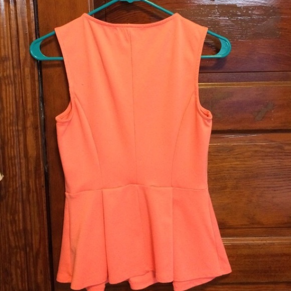 Neon pink tank
