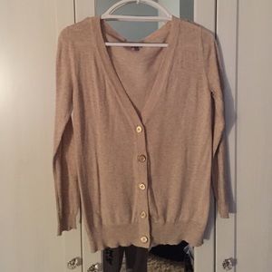 SALE Tan button cardigan