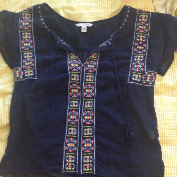 Sheer bohemian blouse - Picture 1 of 2