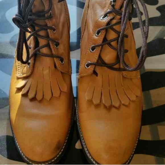 Justin lace-up roper boots