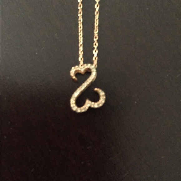 Rose gold Kay jewelers necklace