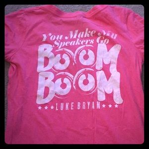 Pink Luke Bryan Tee