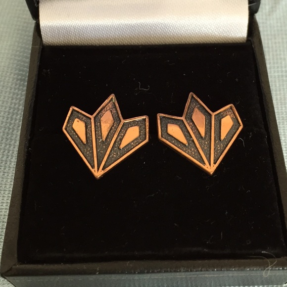 Copper earrings