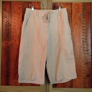 Ann Taylor Wide Leg Capri Sz 10